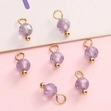 beadia 5/10 件 4 毫米天然石吊坠 - 用于 DIY 珠宝制作项链、手镯、配饰和用品 - 彩色 - 查看 28