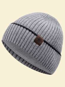 JZML 1 buc. Căptușeală termică din tricot pentru bărbați cu model fulgi de nea