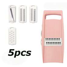 5/6/7/8PCS，多功能切菜机，厨房用蔬菜削皮器，蔬菜切片机，多功能水果切片机，手动食物磨碎机，蔬菜磨碎机，切土豆磨碎机，家用土豆切碎机，厨房用品，厨房小工具，手持式磨碎机 - 彩色 - 查看 16