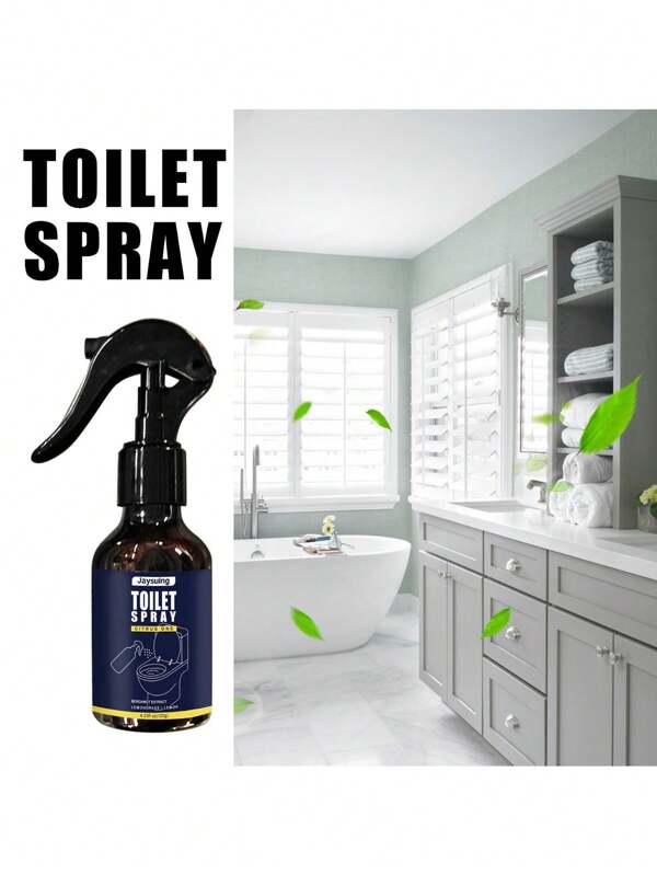 Spray purificador de ar para banheiro, fragrância duradoura, desodorizante para casa e banheiro (120 g), evita constrangimentos com odores durante festas de fim de ano (Halloween, Natal), purificador de ar para o Dia dos Namorados, itens para casamento