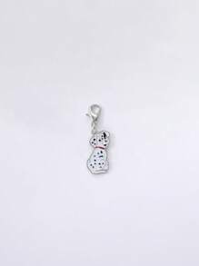 1pc Metal Mini Dachshunds Bulldogs Dog Charm For Jewelry Cute Animal Couple Lovely Keychain Car Keyring Bag Headphone Pendant Bracelet Necklace Char - Multicolor - View 13