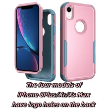 Ốp lưng 3 lớp tương thích với 16 15 14 13 12 11 Pro Max Mini XR XS Max 8 7 15Plus SE 2020 Ốp lưng cứng chống sốc mềm sang trọng, tương thích với Galaxy S24 S24+ S24U S23 S23+ S23U S22 S22+ S22U S21 S21+ S21U S21 FE A12 A13 A32 A33 A52 A14 A53 A54 Ốp lưng - Màu Hồng baby - Xem 8