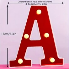 Biển chữ LED, Tự làm bảng chữ cái và số, Thích hợp cho sinh nhật, Giáng sinh, quán bar, tiệc tại nhà, trang trí đám cưới, trang trí mùa thu, trang trí phòng, trang trí nhà bếp, trang trí mùa hè, trang trí tường, trang trí nhà cửa, trang trí phòng ngủ, Giáng sinh và nhiều dịp khác. - Đỏ - Xem 5