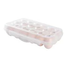 Kitchen Essentials: Stackable Egg Cartons With Flip-Top Latches - Protect Your Eggs From Bumps & Bruises During Busy Cooking Sessions - Multicolor - View 5