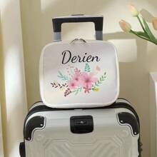 新款化妆包，定制文字化妆包，可为您定制独特的设计，轻巧的防水拉链化妆包也非常适合携带零钱包、铅笔盒，非常适合购物、约会、度假、旅行、节日、聚会或作为礼物 - 彩色 - 查看 2