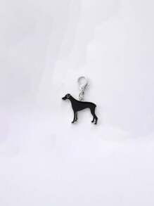 1pc Metal Mini Dachshunds Bulldogs Dog Charm For Jewelry Cute Animal Couple Lovely Keychain Car Keyring Bag Headphone Pendant Bracelet Necklace Char - Multicolor - View 36