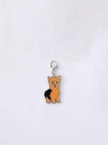 1pc Metal Mini Dachshunds Bulldogs Dog Charm For Jewelry Cute Animal Couple Lovely Keychain Car Keyring Bag Headphone Pendant Bracelet Necklace Char - Multicolor - View 42