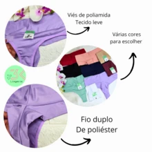 Double Thong Panties High Waist 3-Piece KIT G-String Shaping Belt Comfort Thong Women's Lingerie - 紫丁香色 - 查看 8