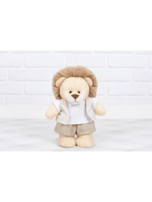 Jungle Bear 20 Cm For Boys (Lion) - For Niches And Decorations - Séc màu be - Xem 2