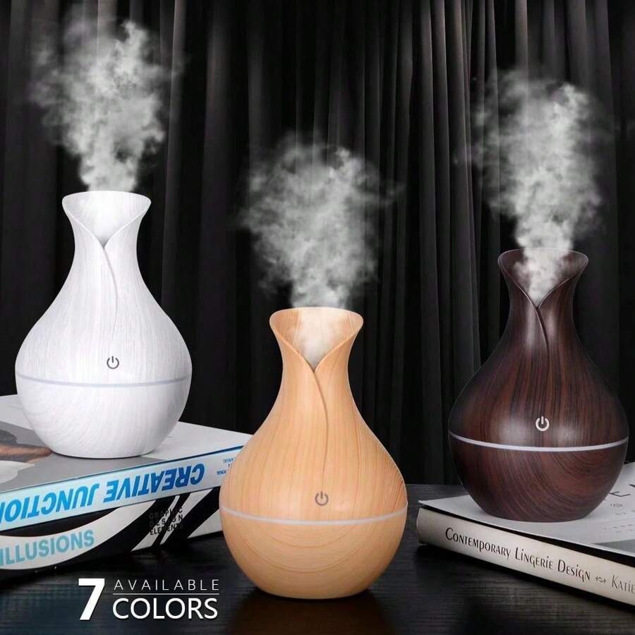 Hot 130ml Air Humidifier Essential Oil Diffuser USB Mist Maker Mini Humidificador With Colorful Light For Home Office Car
