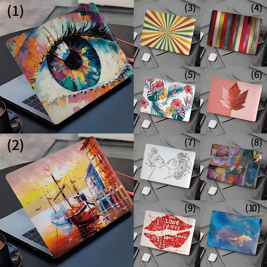 10 种图案选项，兼容 MacBook Air Pro 保护套，13/14/15/16 英寸