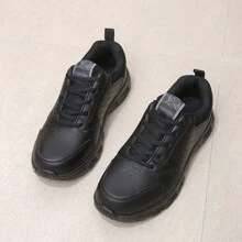 New Men's Sports Shoes, Casual, Fashion, Leather Surface, Waterproof, Wear-Resistant, Super Lightweight, Running Shoes