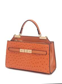 Túi xách tay nhỏ cổ điển họa tiết thằn lằn Bionic hiệu POHO, thời trang & thanh lịch, thích hợp làm quà tặng cho mẹ, con gái, chị gái trong các bữa tiệc - trái cam - Xem 9