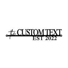 1pc Personalized Family Name Metal Sign, Last Name Plaque, Custom Name Sign, Metal Address Sign, Metal Family Sign, Wedding, Established Sign - Black - View 13