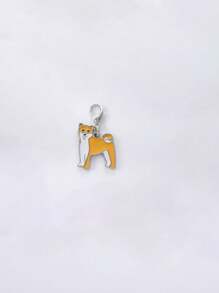 1pc Metal Mini Dachshunds Bulldogs Dog Charm For Jewelry Cute Animal Couple Lovely Keychain Car Keyring Bag Headphone Pendant Bracelet Necklace Char - Multicolor - View 33