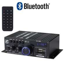 AK380 800W Bộ Khuếch Đại Bluetooth Âm Thanh HiFi Karaoke 2 Rạp Hát Tại Nhà Bộ Khuếch Đại Công Suất Loại D Bộ Khuếch Đại USB SD Aux đầu Vào - màu đen - Xem 3