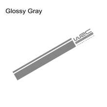 汽车引擎盖贴纸 通用适用于福克斯大众雷诺丰田日产 WRC 汽车改装配件条纹引擎盖乙烯基装饰贴花 - 均碼 - 查看 15