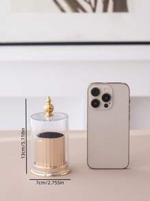 1 件形牙签筒容器、牙签、牙线和清洁棉签收纳盒，适用于万圣节、圣诞节、婚礼派对 - 彩色 - 查看 15