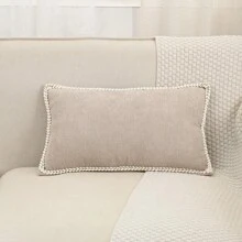 1pc Chenille Braided Decorative Throw Pillow Case For Living Room, Sofa, Bedroom