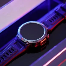 EIGIIS 1 件男士黑色智能手表(接听/拨打电话),1.45 英寸高清大屏幕坚固智能手表,带手电筒 100 多种运动模式睡眠监测计步器闹钟相机手表,兼容 iOS Android 手机 - 黑色 - 查看 9