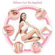 Viilife Waxing Kit Hair Removal Women Men Wax Warmer Hair Removal At Home With 5 Bags Wax Beans Body Waxing For Eyebrows Nose Cheeks Arms Bikinis (Family Kit) - 美規A型插(110-127V) - 查看 4