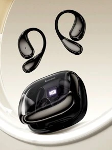 NEW SENYANG 全新森阳贴耳式电镀耳机时尚舒适耳机音乐重低音挂耳式视频 TWS HIFI 杜比 ACC 立体声高清通话耳机适用于安卓和苹果手机游戏情侣耳机智能耳机 - 彩色 - 查看 4