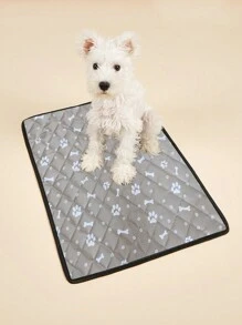 1pc Oxford Cloth Printed Waterproof Pet Sofa Cover Mat, Suitable For Indoor Sofa, Outdoor Traveling, Car Seat And Kennel Use