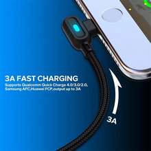 OLAF 90 度 Micro USB 数据线 快速充电 三星 Mi Android MicroUSB USB-C 充电器 - 彩色 - 查看 2