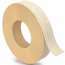 1 Cuộn Băng Cạnh Gỗ Sồi Trắng, Cuộn 10ft Băng Cạnh Gỗ Thật Được Dán Keo Sẵn Linh Hoạt, Băng Dán Veneer Để Sửa Tủ Phục Hồi Đồ Nội Thất - màu gỗ - Xem 1