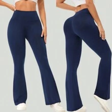 Flare Ballerina Leggings - 藏蓝色 - 查看 2