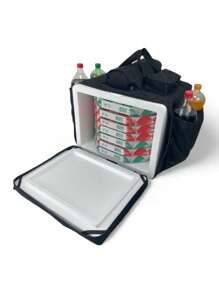 Styrofoam Bag For Delivery Comes With A Styrofoam Box - Rojo y blanco - Ver 5