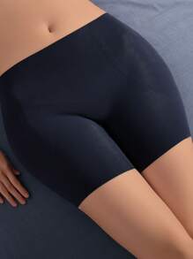 Ice Silk Padded Butt Enhancer Briefs For Women, Seamless Waist Cincher Slimming Tummy Control Panties - Black - View 7