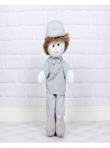 Trio De Boneco Luiz Para Nichos E Decorações 3pçs