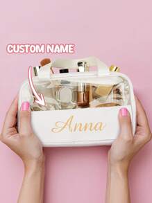 1 Peça Nécessaire Personalizada, Necessaire de Maquiagem Personalizada, Necessaire de Maquiagem com Bordado Personalizado, Nécessaire Personalizada, Necessaire de Maquiagem para Damas de Honra, Presente para Damas de Honra, Presentes Femininos, Presente de Aniversário, Presente de Dia dos Namorados, Presente de Casamento, Presente para Melhor Amiga, Presente para Mãe/Ela/Namorada/Esposa/Amiga - Multicolorido - Visão 5