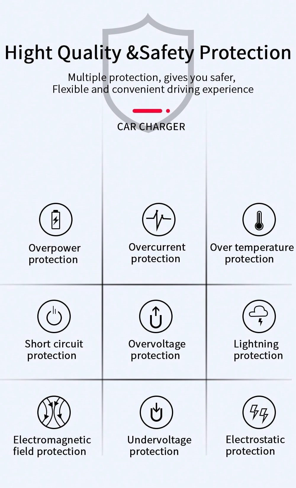 Car Charger With Bluetooth Hands-Free Calling & FM Transmitter Function_voghion.com