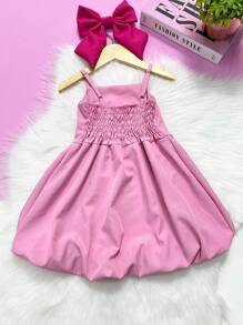 ISA KIDS - Children's Dress Balloon Model New Release Parties Blogger Mini Fashion Diva - 粉色 - 查看 2