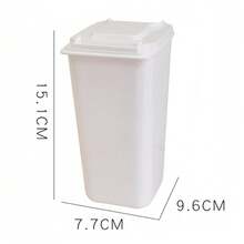 Desktop Small Trash Can Desk Paper Basket Home Storage - NGẪU NHIÊN - Xem 6