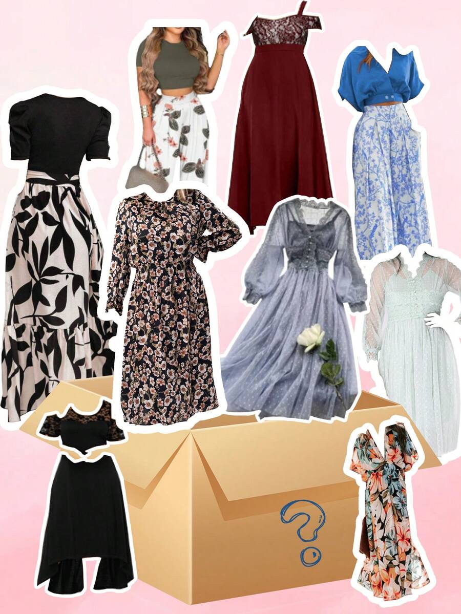 Women's Tunic Dress, Evening Dress, Elegant Beach Dress, Classic Style Beach Dress, Women's Long Dresses, Women's Dresses - 彩色 - 查看 1