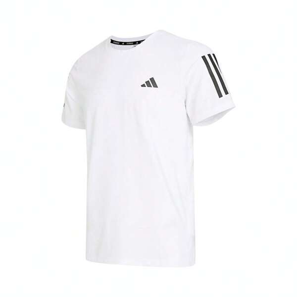 Adidas Men's OTR B TEE Knitted Collarless Short Sleeve T-Shirt TIK7436