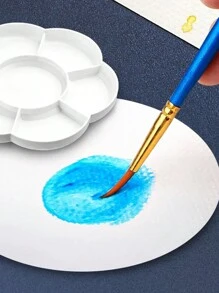 10 支尼龙丙烯画笔套装，专业艺术家丙烯画笔，用于学习 DIY 油画、丙烯画、美术用品、学生和成人的礼物，返校，返校，学校用品 - 均碼 - 查看 4