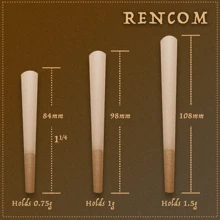 50 个特大号预卷锥体 | 经典特大号锥体 | 50 个装（4.2 英寸/108 毫米）| 预卷锥体 | 预卷 | 卷纸锥体 |