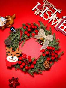 10 Cái/4 Cái/Gói 26cm 10.2" Cành thông nhân tạo Giáng sinh, Kim thông nhựa xanh giả để trang trí cây thông Noel, Vòng hoa và bình hoa Giáng sinh, Tiệc ngoài trời tại nhà, Tiệc cưới ngày lễ, Lễ đính hôn, Đồ trang trí kỷ niệm, Đồ trang trí thiệp Giáng sinh - màu xanh lá - Xem 5