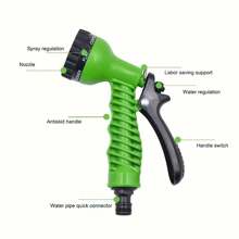 1pc  Magic Hose Expansion Water Hose High Pressure Irrigation Multi-Functional Car Spray Pipe Shrink Expandable Garden Hose Spray Gun Tool, Watering Equipment - Multicolor - View 15