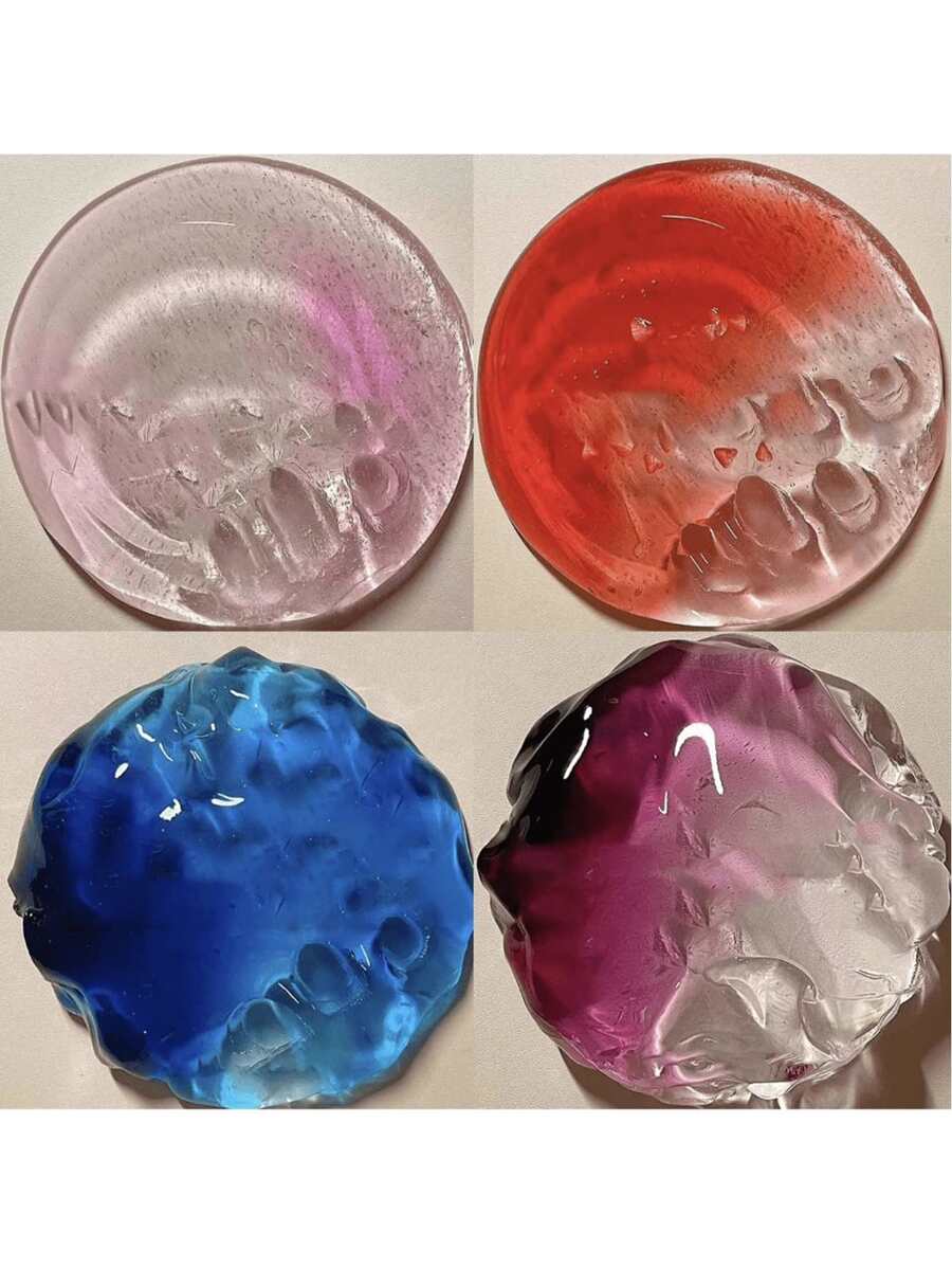 Crystal Slime Fluffy Putty Scented Stress Relief Toy, Extra Large Popping Sound, Popular Internet Celebrity Foam Slime - Multicolor - View 1