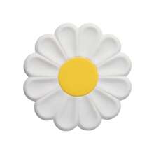 1/6pcs Flower Design  Coaster Mini Coaster,Silicone Portable Durable Cute Cup Mat ,Kitchen Table Heat-Resistant Coasters And Thick Insulation Pads,5 Colors Flower Design Anti-Slip Silicone Coaster  Set For Home Decor Tabletop Protection Suitable For Kinds Of Cups, 3.74 Inches , Creative  Cup Coaster For Dining Table