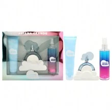 Cloud By Ariana Grande For Women - 3 Pc Gift Set 3.4oz EDP Spray, 3.4oz Body Souffle, 4oz Body Mist - Transparent - Übersicht 1