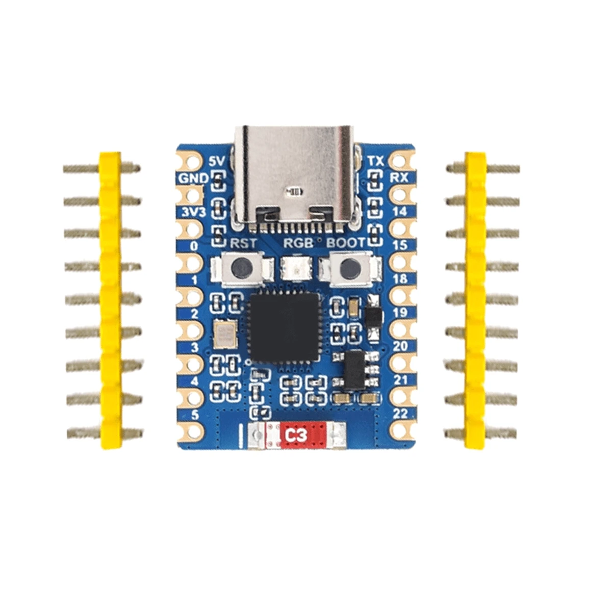 ESP32 Development Board ESP32-C6 Based On ESP32-C6FH4 Dual Processors 2.4GHz WiFi 6 & Bluetooth 5 - 彩色 - 查看 1
