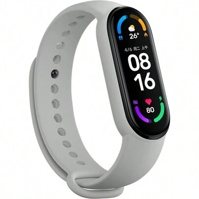 Pulseira silicone mi band 5 6 7 silicone smart esporte ajustável Bordo