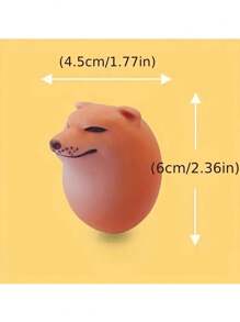 Shiba Inu Egg Cartoon Dog Doll - Plastic Animal Toy, Various Breed Sizes, No Battery Required - Collectible Novelty Shiba Inu Egg Mini Doll, Perfect For Play And Decoration