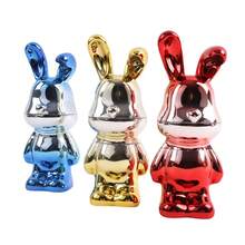1pc Random Color Electroplated Rabbit Cigarette Lighter, Zinc Alloy + Plastic Material, Unique Design, Gift For Friend - Random Color - View 4
